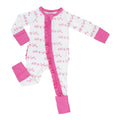 Bamboo Baby Ruffle Zipper Pajama Pink Child of God