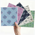 Swedish Dishcloths Reusable Sponge Cloth 5pk - Block Print