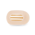 Round Flat Hair Clip | Small | Almond Beige