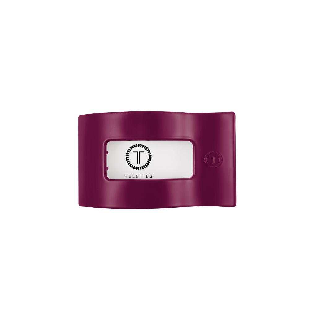 Mulberry | Small |Flat Rectangle Hair Clip