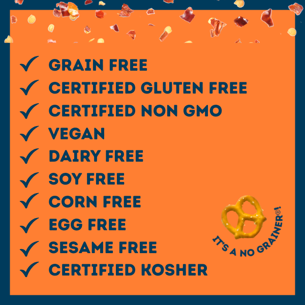 Grain Free Pretzels Mini Bags Variety Pack 36ct