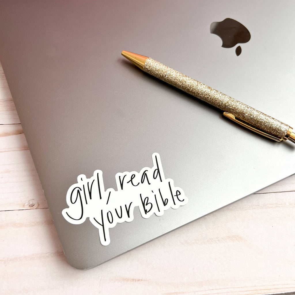 Girl Read Your Bible Sticker