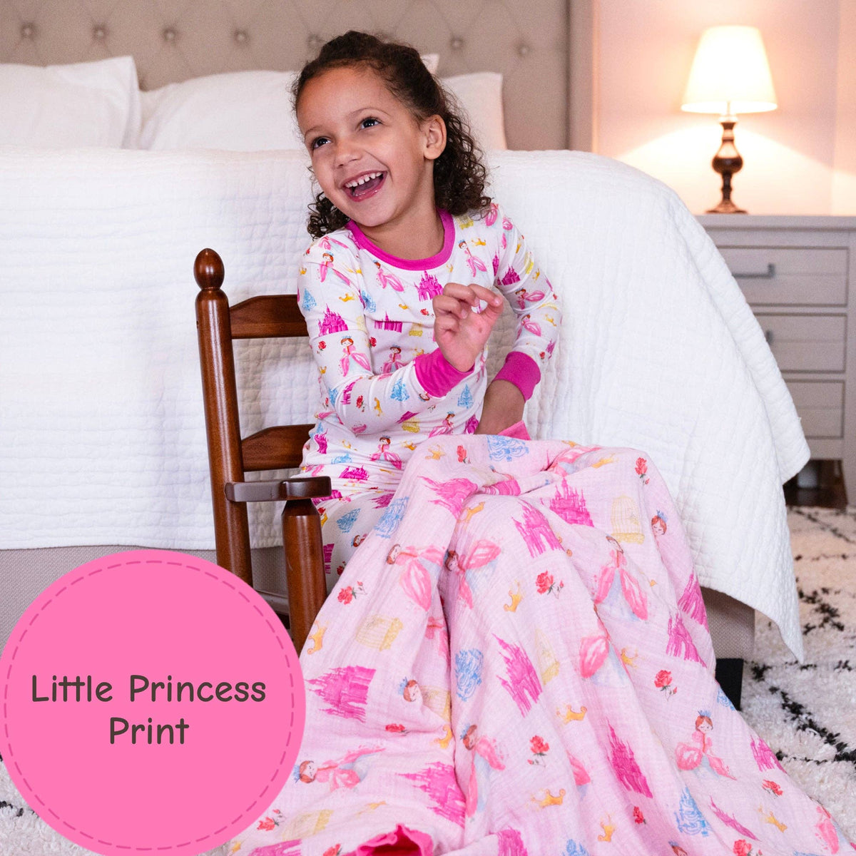 Muslin Quilt Baby & Kids Ruffle Blanket Tiara Time