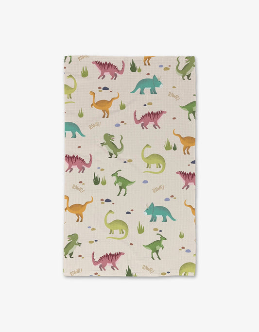 Dancing Dinos Luxe Hand Towel
