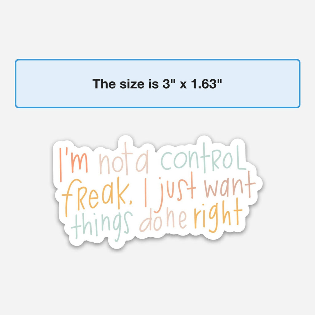 Control Freak Sticker