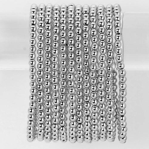 4mm Bead Stretch Bracelet