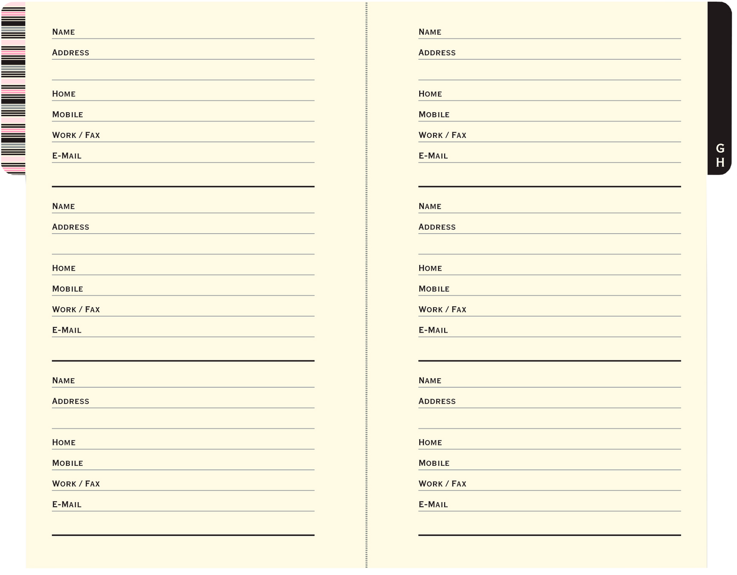 Little Pink Book Of Addresses