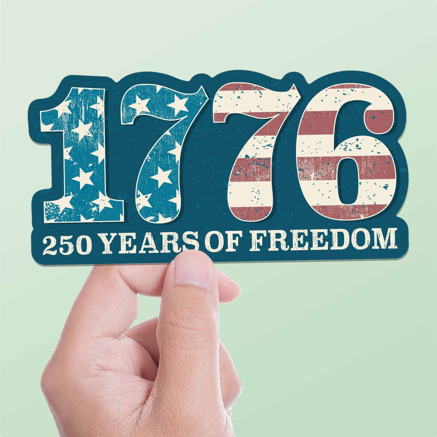 1776 America's 250th Anniversary Sticker -  USA 2026 Decals