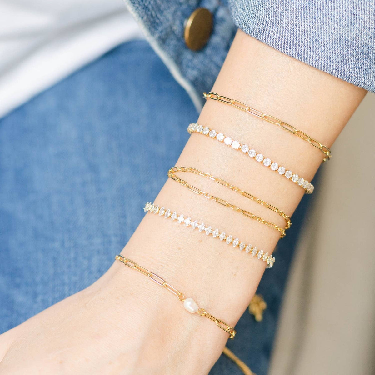 Pulley Tennis Bracelet