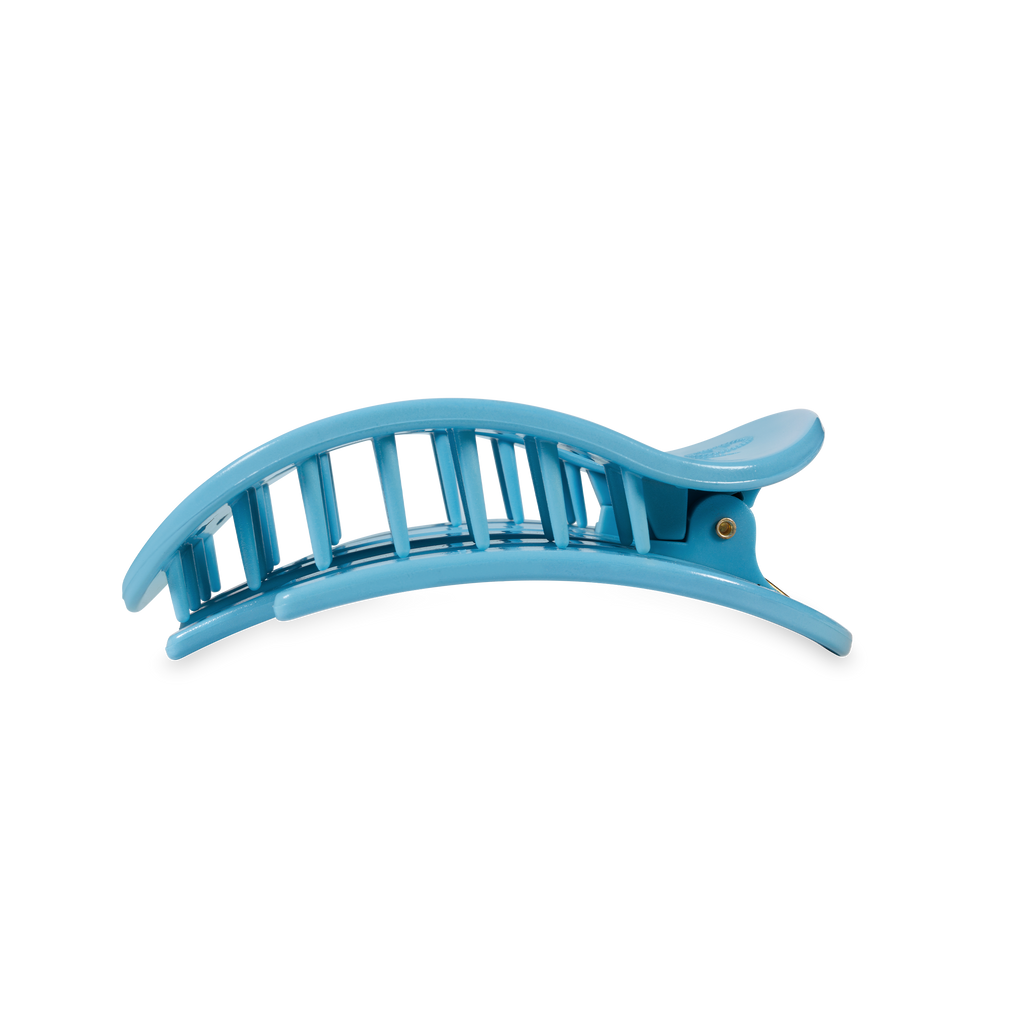 Flat Round Hair Clip | Medium | Summer Sky