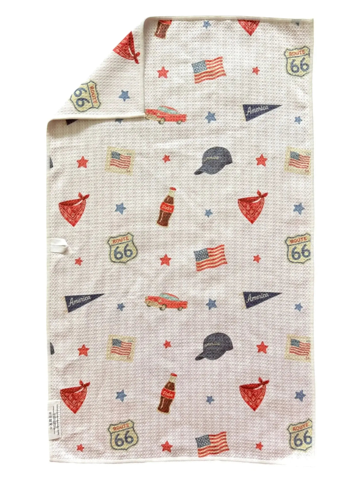 Highway Roadtrip: Double-Sided Hand Towel