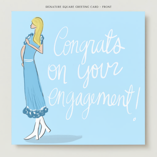 Congrats on Your Engagement Greeting Card