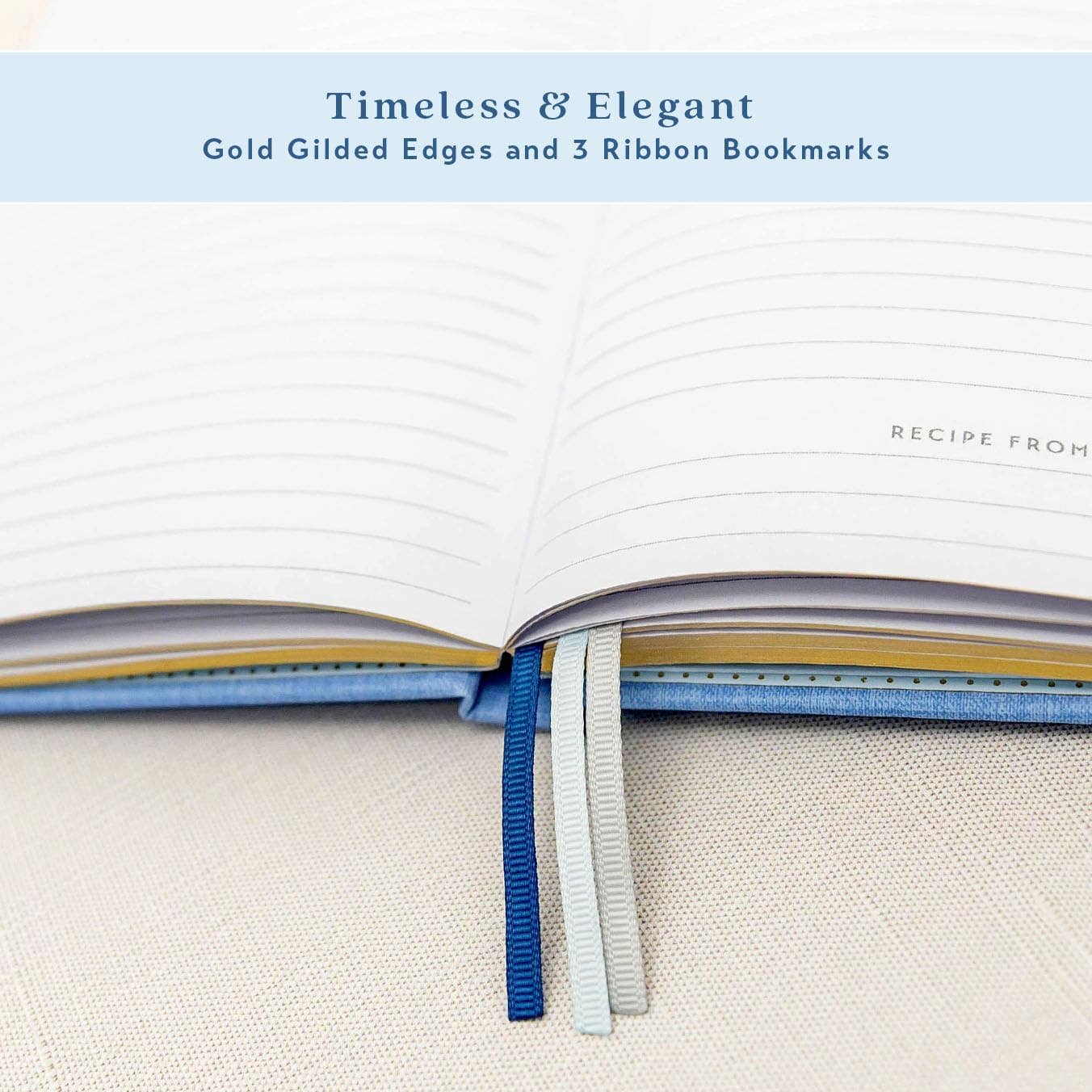 Blank Recipe Cooking Notebook - Sage