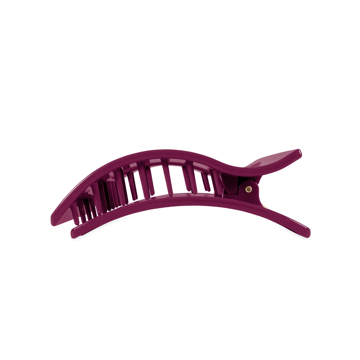 Mulberry | Large | Flat Rectangle Hair Clip