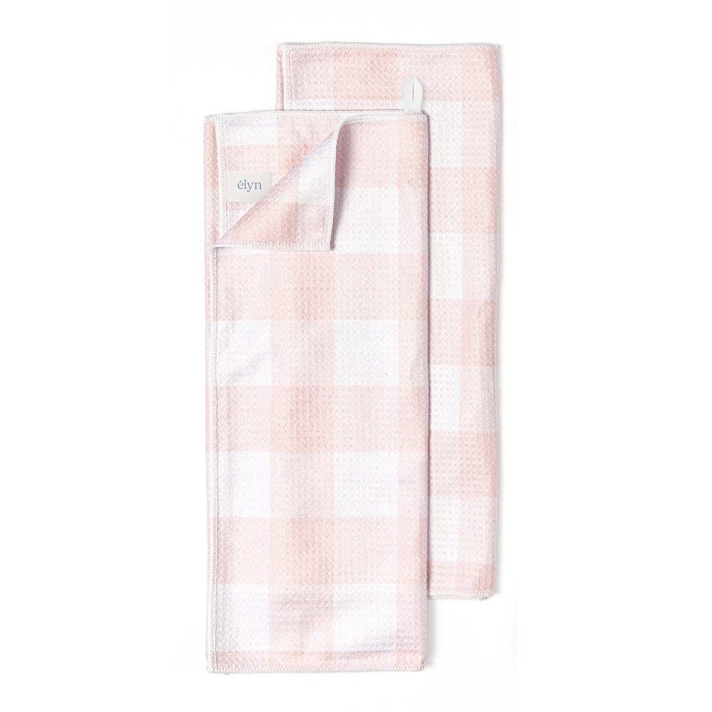 Microfiber Kitchen Dish Towels 2pk - Gingham
