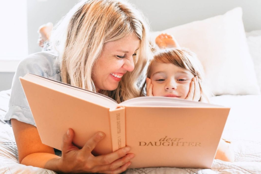 Dear Daughter Childhood Keepsake Book | Christmas Gift