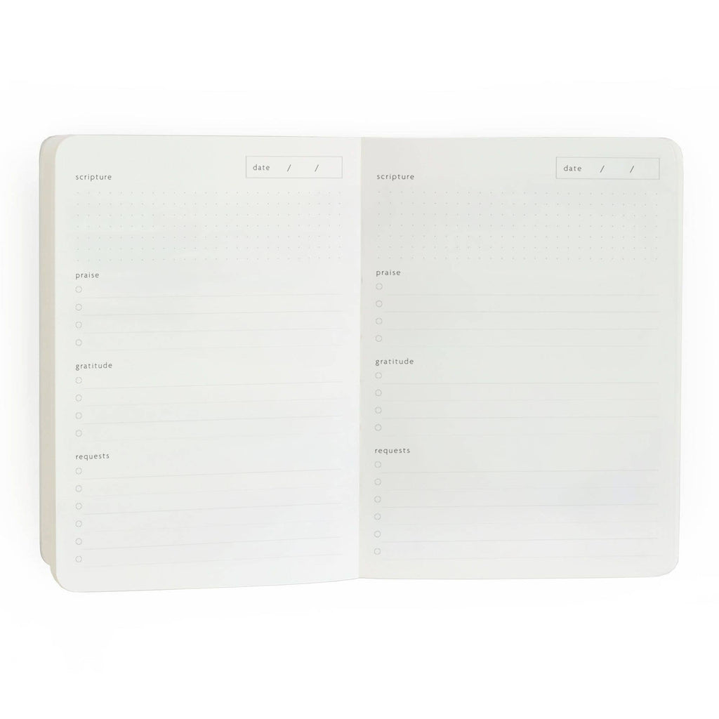 Guided Prayer & Reflection Journal - Dove Grey