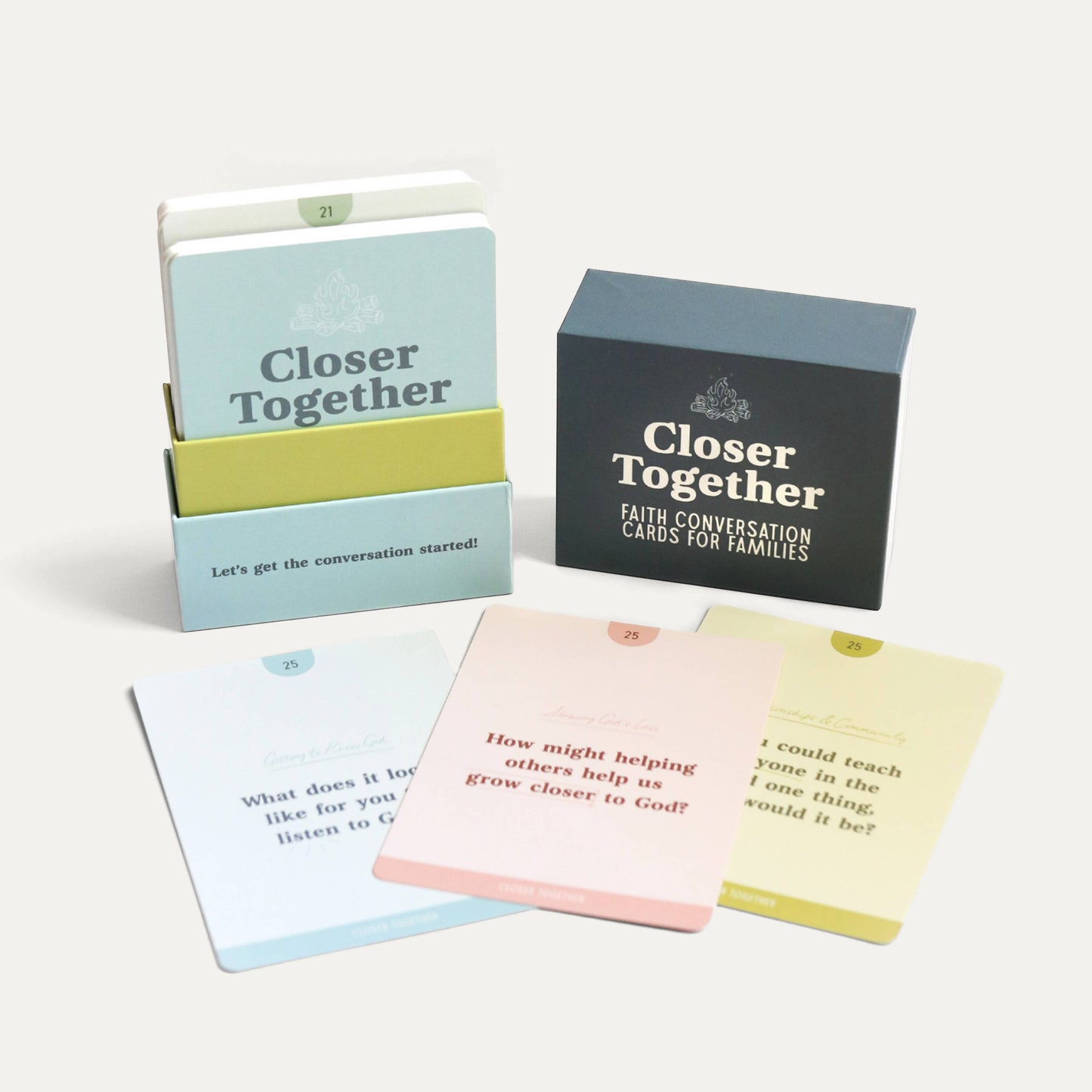 Closer Together: Christian Family Conversation Cards